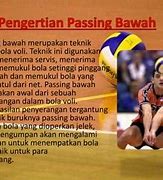 Titik Sentuh Bola Yang Baik Saat Passing Bawah Adalah